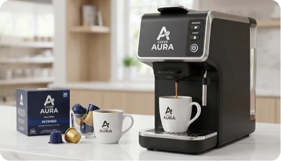 Cafetera de Cápsulas Aura